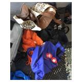LARGE GROUP OF BAGS AND UMBRELLAS