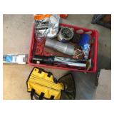 WIRE, NAILS, CLIPBOARD, TAIL PIPE, ETC.