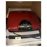 RED GEORGE FOREMAN GRILL