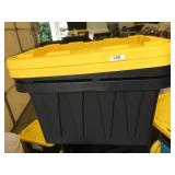 2 TOTES WITH LIDS 12GAL