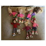 GROUP OF ERTL PLAYGROUND KIDS DOLLS