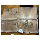 TANGLED NECKLACES, ONE 1/20TH 14K