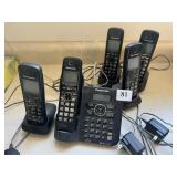 PANASONIC 5 HANDSET TELEPHONE SYSTEM