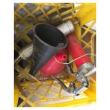 OIL PANS, GREASE GUN, SUCTION GUN