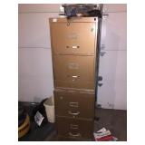 2 TWO DRAWER FILING CABINETS