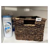 BASKET AND GLAD CARPET FRESH AND TRAVEL HAND