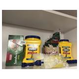 2 LARGE CORN STARCH, SWIFFER