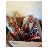BOX OF WRAPPING PAPER