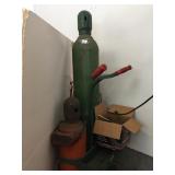 ACETOLYENE TORCH BOTTLES & DOLLY