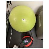 8 LB. MEDICINE BALL AND YOGA BALL