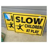SLOW CHILDREN AT PLAY SIGNS