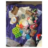 CANDY MOLDS, BAGS, SOAP, ETC. TUB NOT INCLUDED