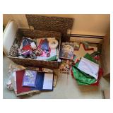 HANDLES 21"X16X9.5 BASKET WITH LID FILLED WITH