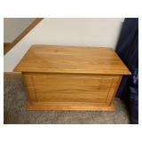 WOOD BLANKET CHEST