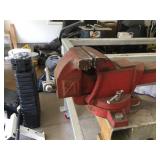 STAND WITH WHEELS & VICE # 4, TABLE SIZE 54" X