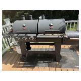 PROFESSIONAL CHARGRILLER 80" DUAL GRILL, SMOKER,