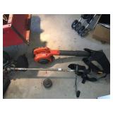 RYOBI WEED WACKER, HUSKAVARNA LEAF BLOWER