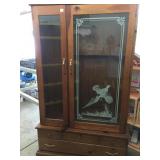 GUN CABINET 8 GUNS, 70" H X 44" W X 24" D