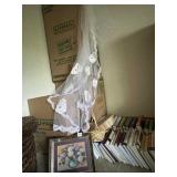 VEIL, BASKETS, HYDRANGEAS STILL LIFE FRAMES