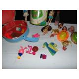 KLEO KOLA DOLLS BY MATTEL, SKIPPER CASE DOLLS AND