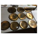 10 BRONZE NATALIE PLATES