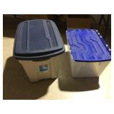 2 STORAGE TOTES