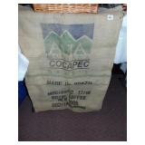 BURLAP BRAZILIAN COFFEE BAG