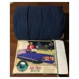 SLEEPING BAG AND QUEEN SIZE AIR MATTRESS