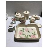 GROUP OF FRANCISCAN DISHES INCLUDING BAKING DISH,