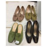 4 PAIR OF SZ 7, ANNE KLEIN, BANDOLINO AND ALFANI