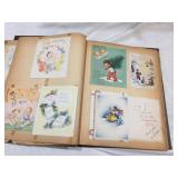 VINTAGE BABY BOOK, SCRAPBOOK