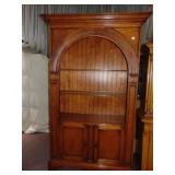 86"HX52"WX19"D LIGHTED BOOKSHELF / ENTERTAINMENT