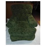 DREXEL HERITAGE COLLECTION GREEN UPHOLSTERED,