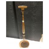 WOOD PEDSTAL STAND