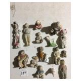 ASSORTED BISQUE FIGURES