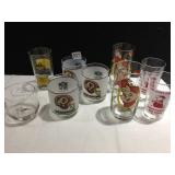 ALVIN AND THE CHIPMUNK GLASSES, REDSKINS GLASSES,