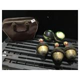 EBONITE TORNADO BOCCI BALLS, PINS AND BAG