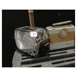 CAMFIELD TOASTER AND EMERSON PORTABLE RADIO