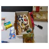 1/2" TREADED STOP, CIGAR BOXES, PHONE CORD. ETC.