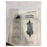 JOHNSON INDUSTRIES SWAG RAIN LAMP MODEL 880