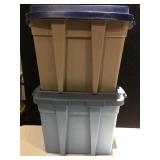 2 TUCKER 72 QT STORAGE BINS