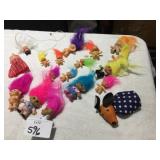 ASSORTED TROLL DOLLS, RUSS, CREATA, PENCIL
