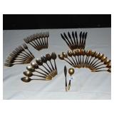 GOLD WASH FLATWARE JAPAN