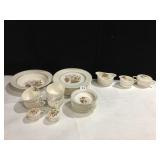 ROYAL CHIPPENDALE CHINA, 5 CUPS, 8 FRUIT BOWLS, 8