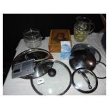 SPRAYER, POT LIDS, WATER PITCHER ETC.
