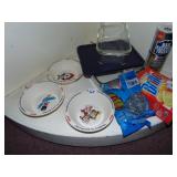 KELLOGG BOWLS, PYREX BAKING WITH LID, GLASS FOOD