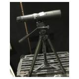 BUSHNELL TELESCOPE ON TRIPOD 15-45X 60MM