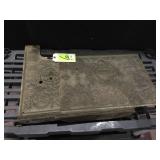 2 PIECES OF BRASS CASH REGISTER FROM NATIONAL