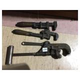 PIPE WRENCHES, PIPE CUTTER, ETC.