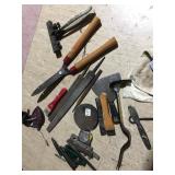 FILES, METAL BENDER, HEDGE CLIPPERS, ETC.